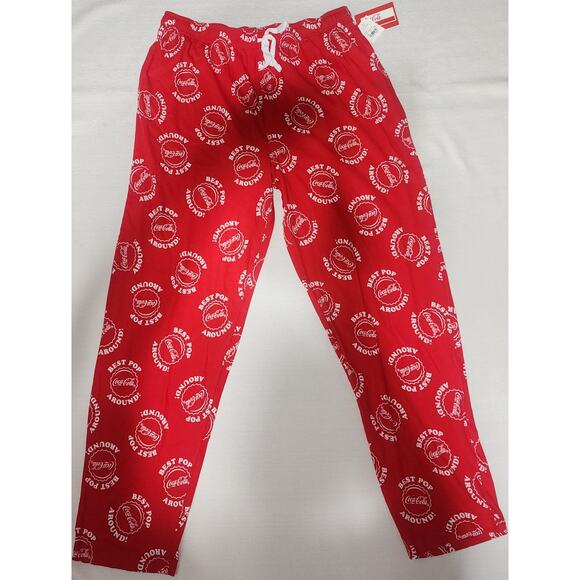 Coca cola pajama pants men's XL 100% cotton - Picture 6 of 7